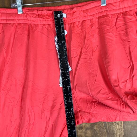 Nike Womens Sweatpants Coral Dry Fit Pull On Therma Anke Zip Jogger Stretch 2X - Picture 10 of 14